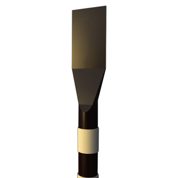 Столбик опознавательный СОС-2.2 для линий связи h=2200 мм черный